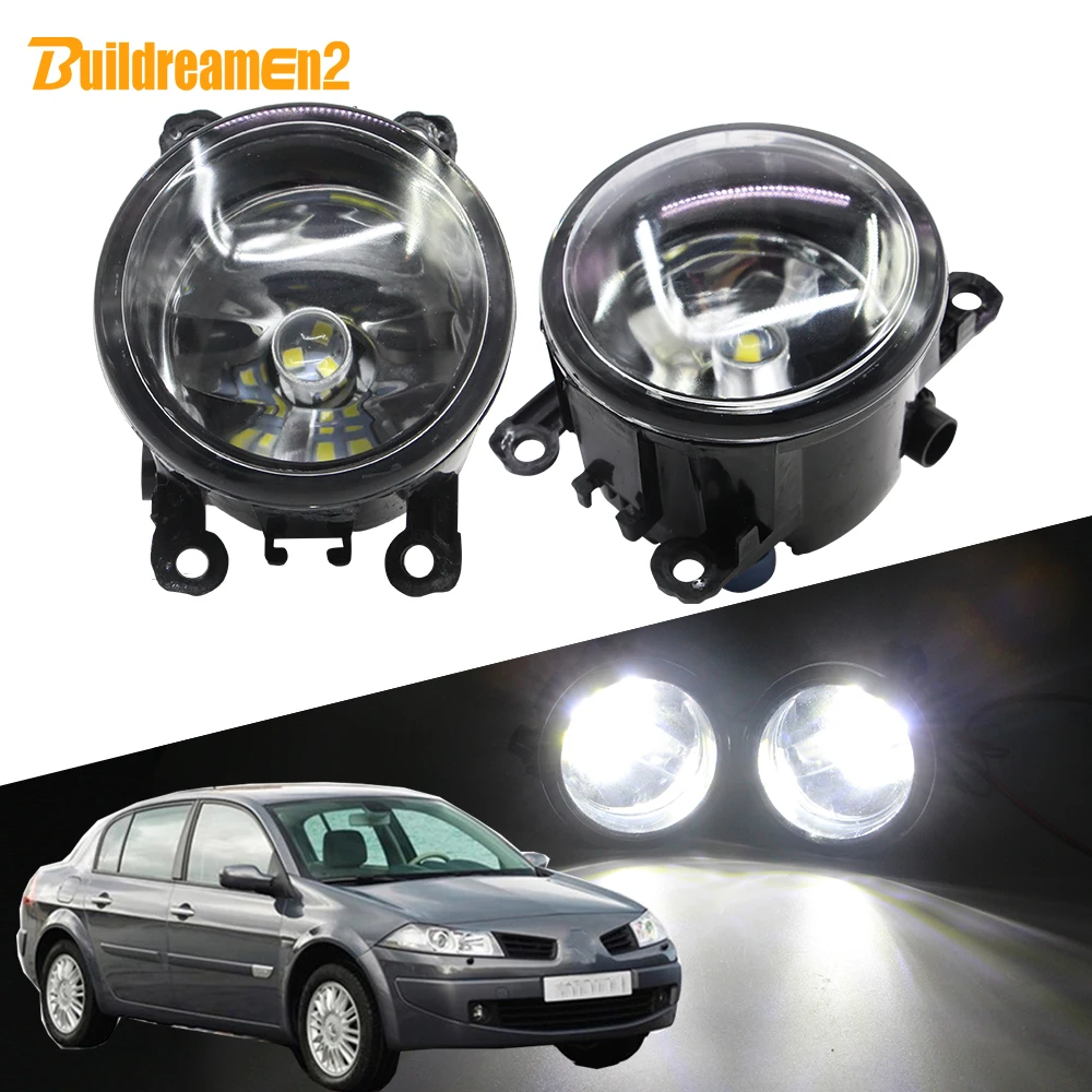 Buildreamen2 для Renault Megane 2 II/3/III 2002 2015 автомобиля H11 передние противотуманные фары