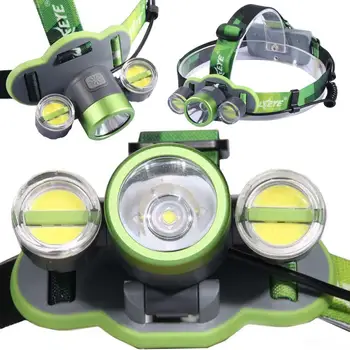 

35000Lumen +COB 3 LED USB Headlamp 5 Modes Cycling Flashlight Torch