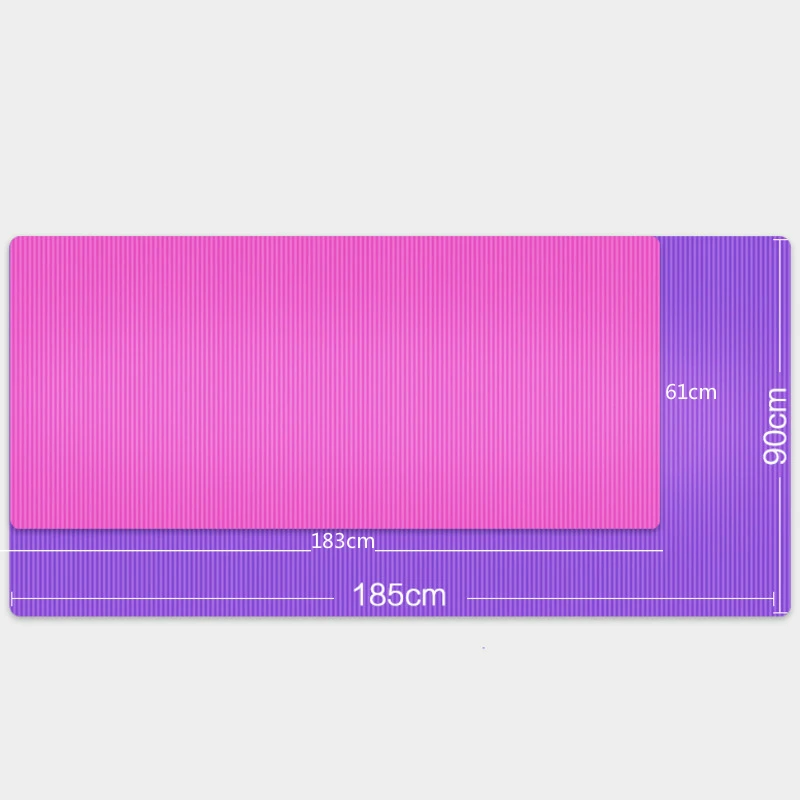 10MM Thickened Non-slip NBR Yoga Mat For Beginners Gym Fitness Exercise Pad Bodybuilding Dance Mat Home Use Baby Crawl With Bag