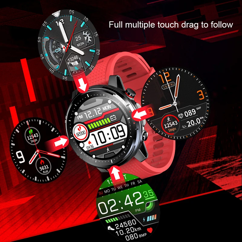 2021 Full touch Smart Watch Men Sports Clock IP68 Waterproof Heart Rate Monitor Smartwatch for IOS Android phone 2021 Full touch Smart Watch Men Sports Clock IP68 Waterproof Heart Rate Monitor Smartwatch for IOS Android phone