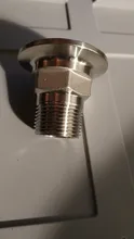 Sanitary Tri-Clamp Stainless-Steel WZJG Threaded-Ferrule Male SS304 Fit DN50 OD 1/2-