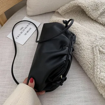 

Female Solid Pu Leather Crossbody Bags For Women 2020 Clutch Shoulder Messenger Bag Ladies Hand Sling Luxury Handbags Designer