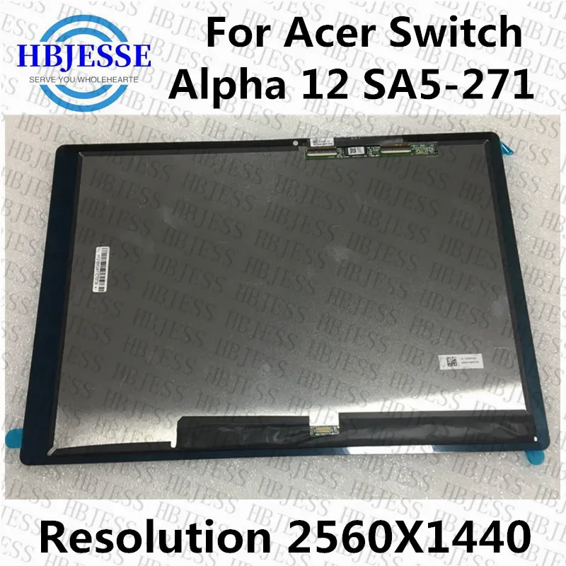 Оригинальный Новый ЖК-дисплей для ACER SA5-271 Switch Alpha 12 Touch display N16P3 2560X1440 | Компьютеры и