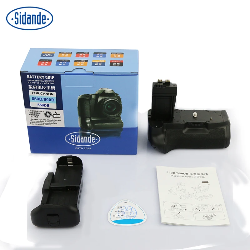 Держатель аккумуляторных ручек Sidande C550D б/у для Canon 550D 600D 650D 700D батарея камеры DSLR