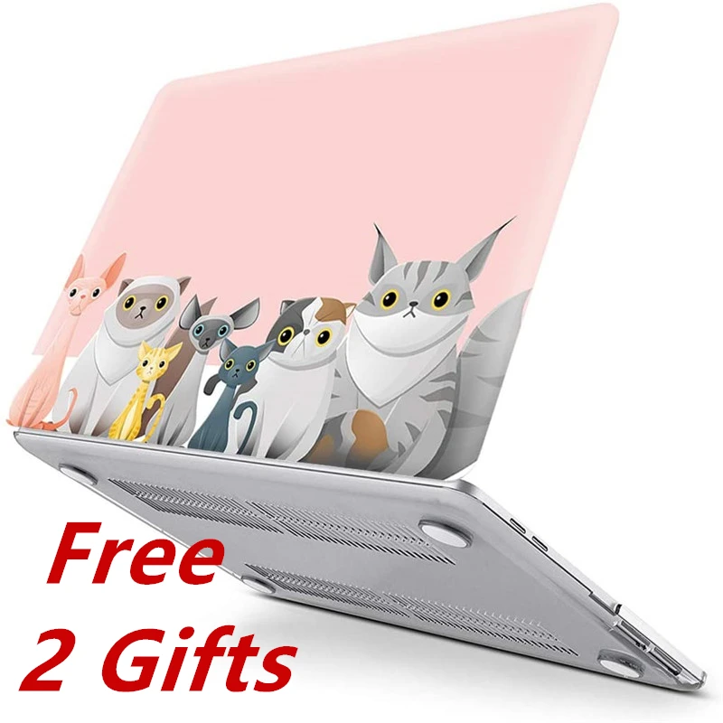 

Cute Case for Macbook Air 13 A1466 A1932 A2179 Cartoon Hard Clear Shell Cover for Mac book 13 inch A1466 A1369 2018 2020 Coque