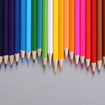 12 24 kolor ołówki naturalny kolor drewna ołówki rysunek ołówki do szkoły biuro malowanie artystyczne szkic dostarcza Q1JC tanie i dobre opinie CN (pochodzenie) kolorowa Q1JC7HH801353-1