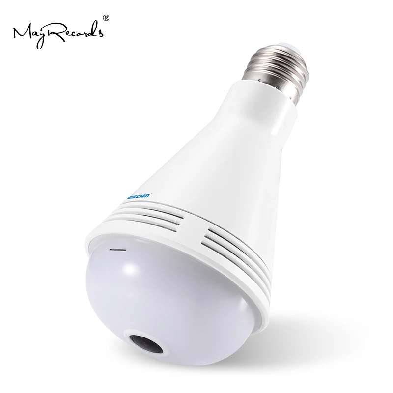 ESCAM QP137 лампа 2MP HD 1080P 360 градусов панорамный Bluetooth динамик IP камера|Камеры