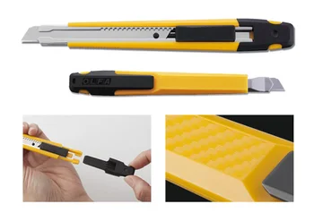 

MADE IN JAPAN OLFA 9mm Standard Duty Cutter Knife A-1 Fine control auto lock slider