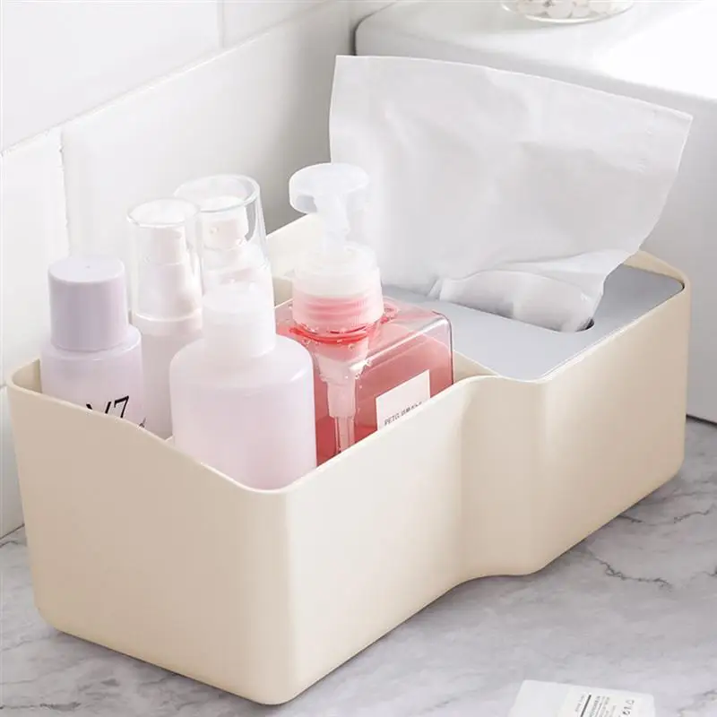 Desk Organizer Stationery Storage Box Remote Control Case Tissue Box