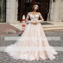 

Elegant Sweetheart Weeding Dress 2021 Button Design Organza A-Line Court Train Lace Appliques Hot Sale Bride Gown Custom Made