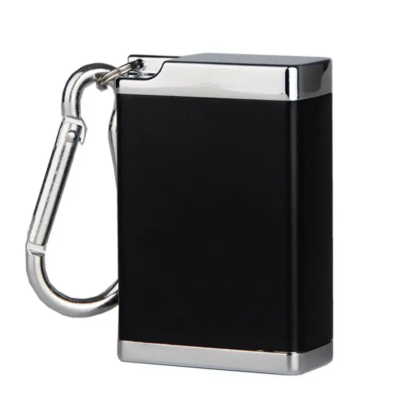 Portable Ashtray Keychain Outdoor Alloy Tabacco Jar Delicate Hanging Decoration For | Дом и сад