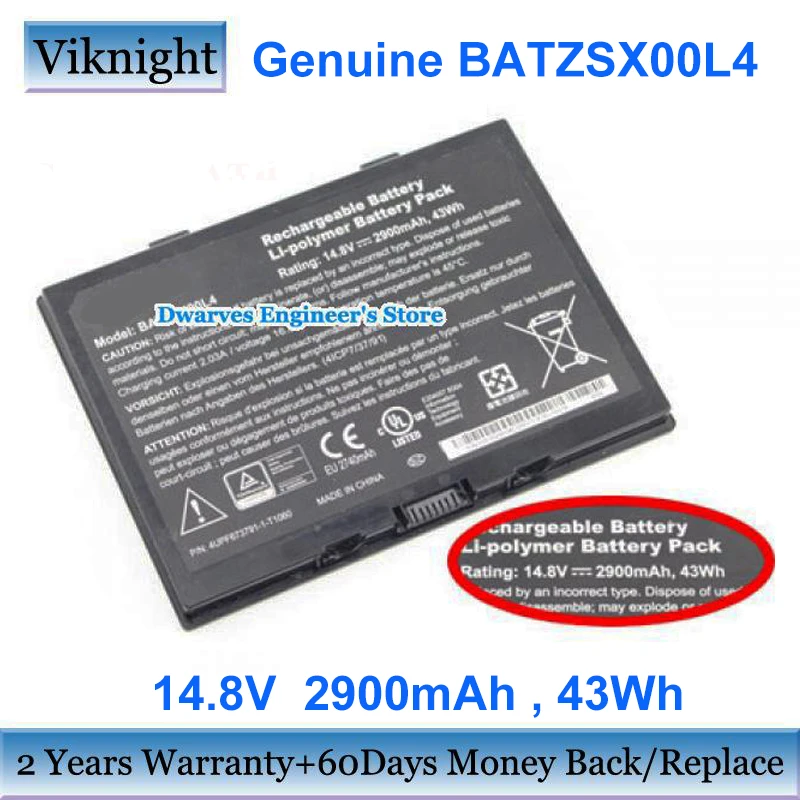 Подлинная батарея 14 8 в 43Wh для ноутбука 4upf673791-t1060 BATZSX00L4 Motion R12 R0012 R001 tablet XR12 |