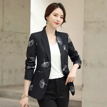 

Women's temperament small suit jacket female 2019 autumn new Korean Slim fashion retro blazer