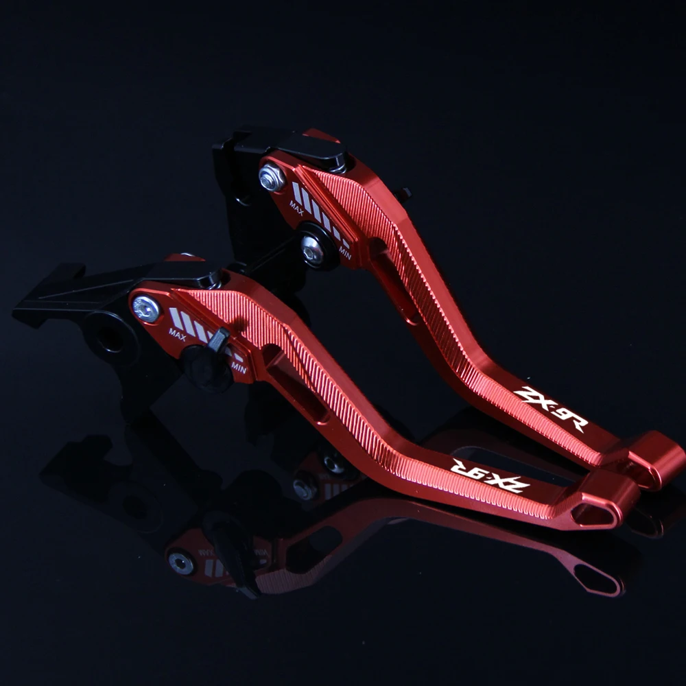 

3D Rhombus Hollow Design Patent Adjustable Motorcycle CNC Brake Clutch Levers For Kawasaki ZX-9R ZX 9R ZX9R 1998 1999