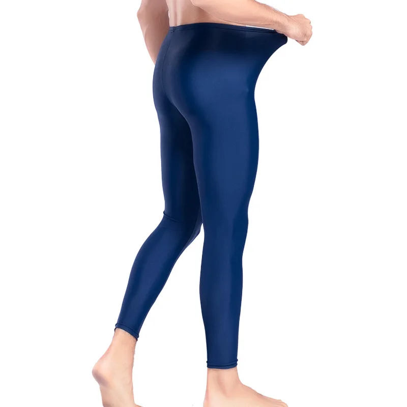 Men's UPF 50+ Swim Tights / Long Compression Pants – Surf, Dive, Swim & Workout Leggings | Quick-Dry & Sun Protective