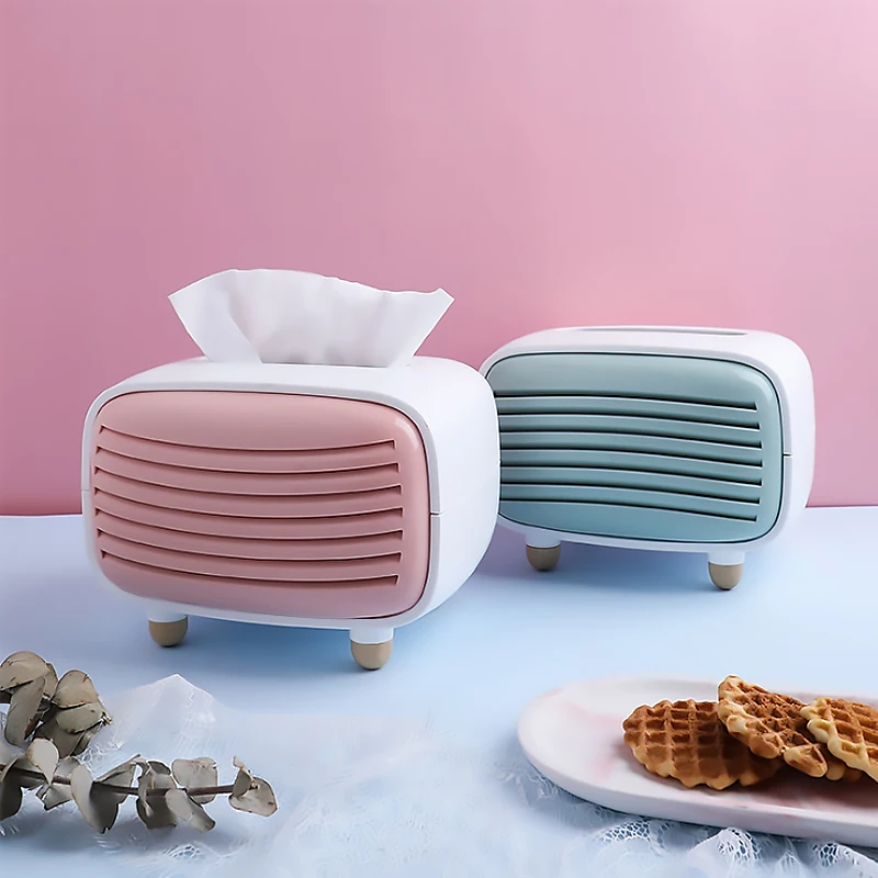 

Simple Tissue Box Rectangle Paper Towel Holder Desktop Napkin Storage Container Kitchen Tissue Tray For Home Office
