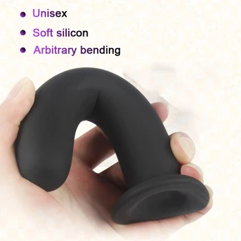 Suction Cup Dildo 3 Size Small Middle Big Black Dildo Soft Penis for Women Man Anal Dildos Gay Butt Gode Ventouse Sex Products 4