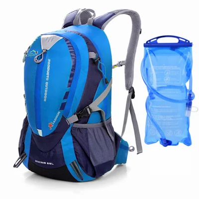 with water bag MTB велосипед велосипедный рюкзак для мужчин и женщин водонепроницаемый вентилируемый Велоспорт Открытый Спорт Путешествия Альпинизм бег рюкзак с сумкой для воды - Цвет: with water bag
