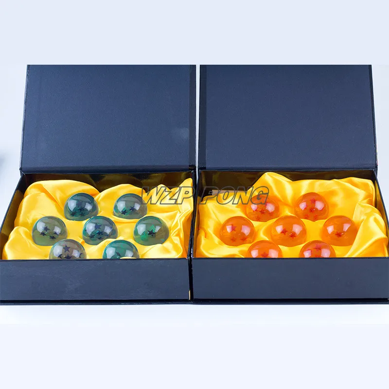

3.5CM Dragon Ball Seven Dragon Balls with Box Figurine Dolls Toys PVC Action Figure Collectible Model Toy Kids Gift