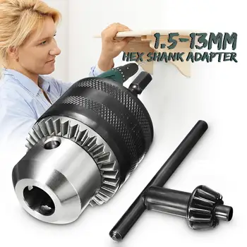 

2pc Hex Shank Wrench Drive Drill Socket 1/2 Inch Square to 1/4 Inch CRV Hex Socket Adapter Female Drill Chuck Converter