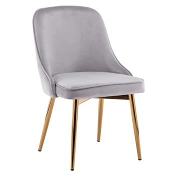 

Nordic light luxury dining chair home chair net red makeup chair simple desk chair dressing chair stainless steel back chair