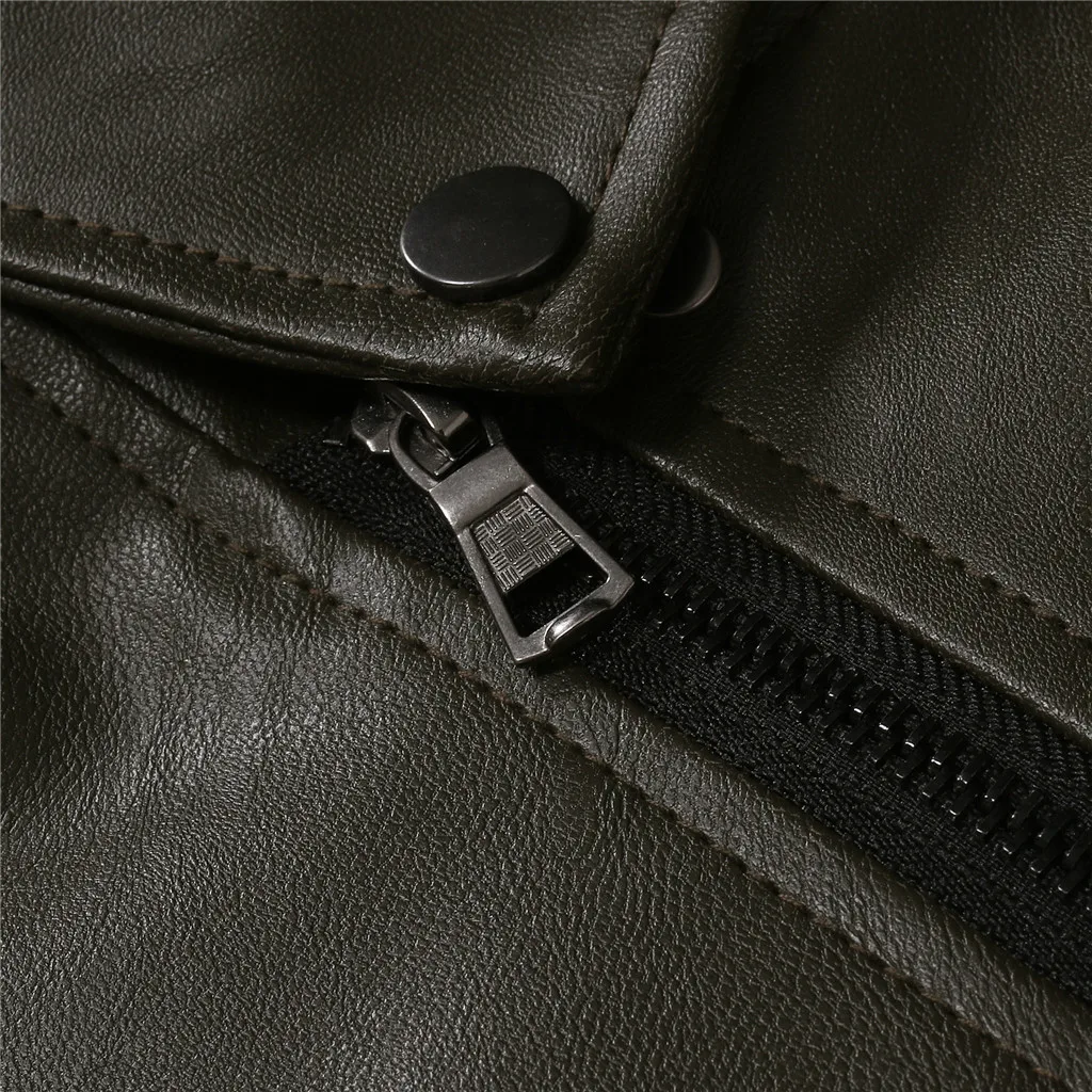 Casaco jaqueta masculino chaqueta hombre пальто мужская осенне-зимняя повседневная плотная кожаная куртка с капюшоном и длинным рукавом
