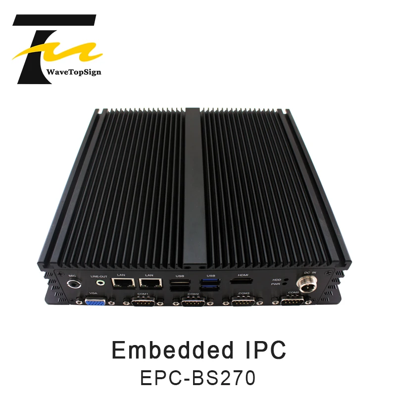 #Special Offers WaveTopSign Embedded IPC EPC-BS270 CPU onboard Intel®Bay Trail-D J1900 2.0GHz Processor Support for mSATA and 2.5 inch SSD
