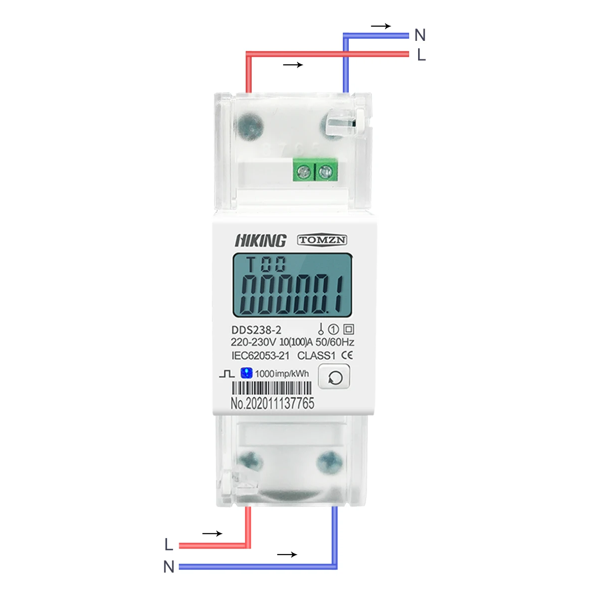 bidirecional exportacao de kwh trilho din watt hora medidor energia 03