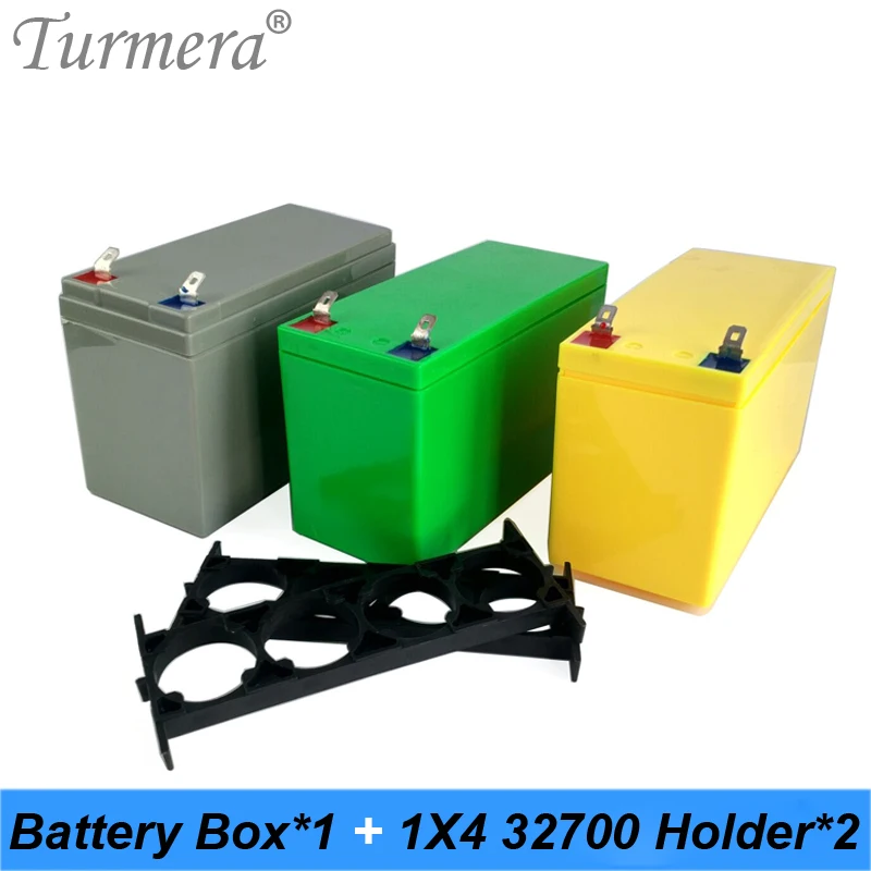 

Turmera 32650 32700 Lifepo4 Battery Storage Box with 1x4 Bracket for 12V Uninterrupted Power Supply and E-bike Battery Use 2020