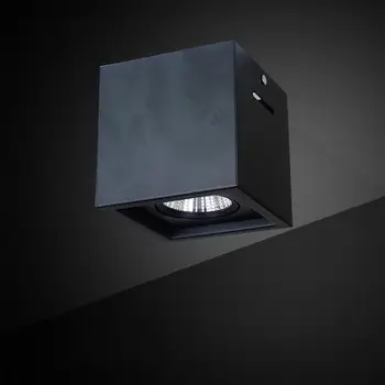 

1pcs COB LED Downlights 10W 20W Surface Mounted dimmable LED Ceiling Lamps Spot Light square Rotation LED Downlights AC85-265V