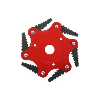 

Universal 6 Blades Trimmer Head Metal Blades Lawn Mower Garden Brush Weed Cutter Grass Trimmer Head