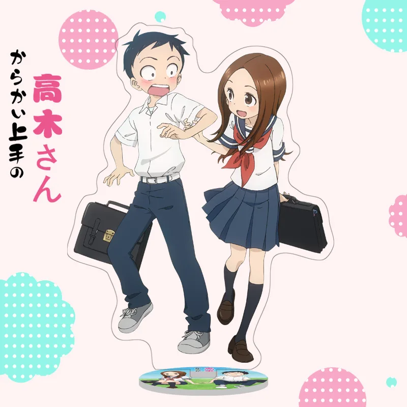 Аниме Teasing Master Takagi-san Takagi san милая фигурка на акриловой подставке настольная коллекция украшений модель игрушки Косплей Кукла