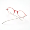 May Flower Anti-blue Ray Reading Glasses Thin Protable Presbyopic Eyeglasses With Case Round Glasses Frame For Men Readers+1.5+2 3