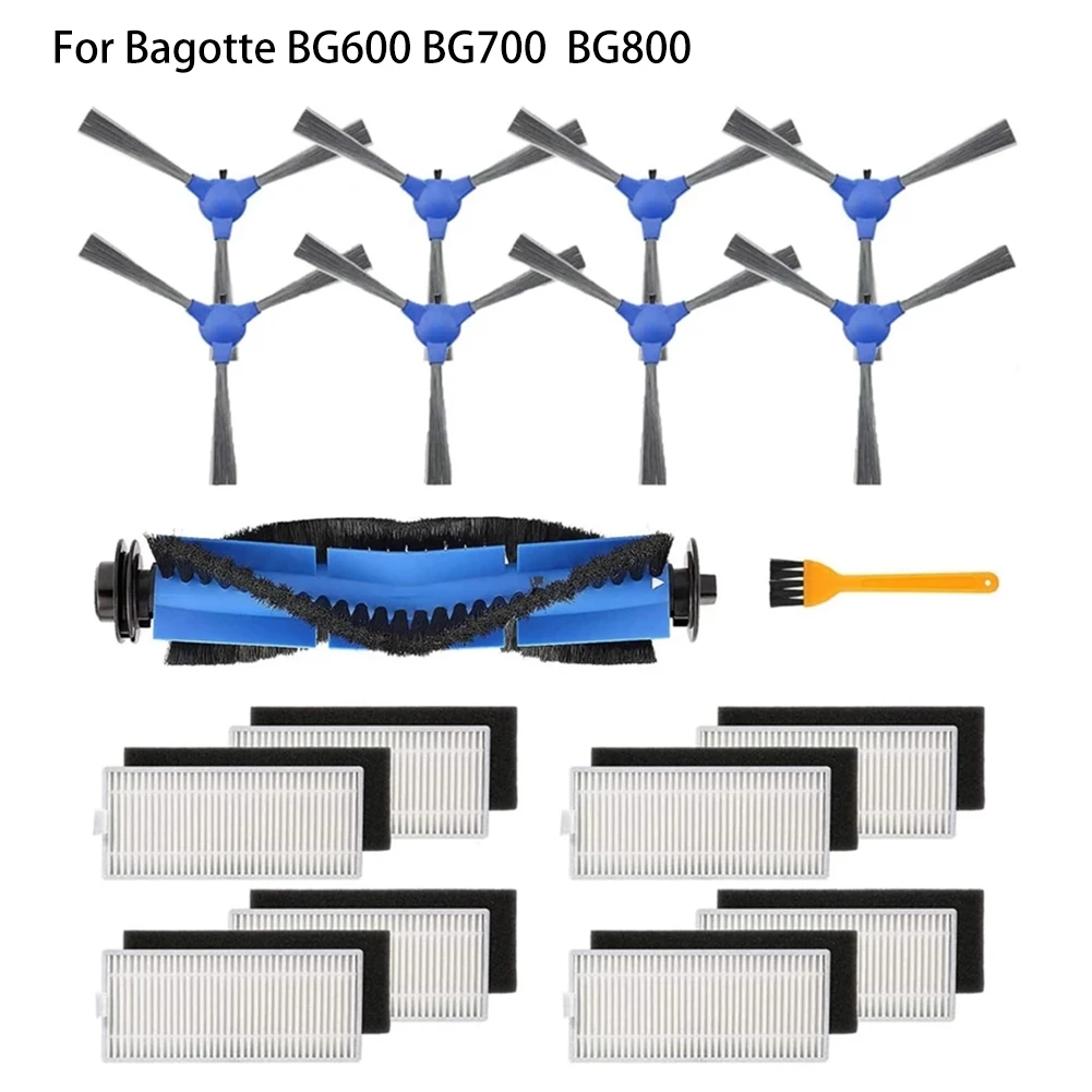 Main Side Brush Filter Accessories for Bagotte BG600 Robot Vacuum Cleaner Parts