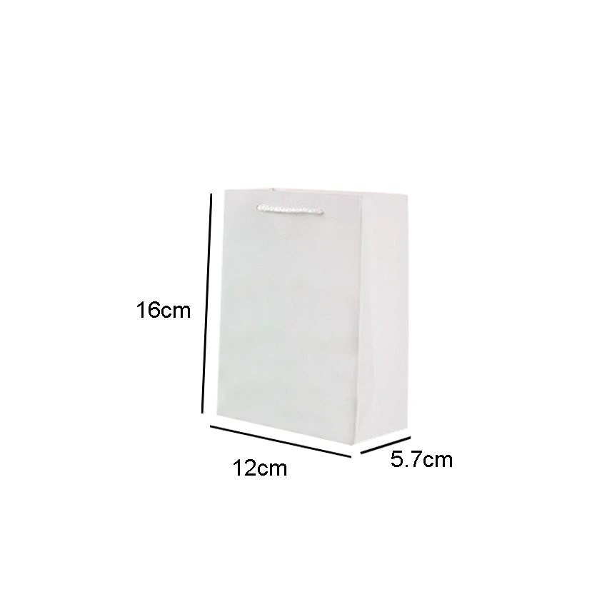 1216 White 30 шт./лот, плотный Подарочный пакет из крафт-бумаги, бумажные пакеты на день рождения, свадьбу, подарки с ручкой, 21*15*8 см - Цвет: 1216 White