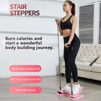 Mini bieżnia Steppers pedał sznurek domowe ciche schody wspinacze sprzęt do ćwiczeń w domu siłownia schudnąć pedał tanie i dobre opinie NONE CN (pochodzenie) 100kg pink