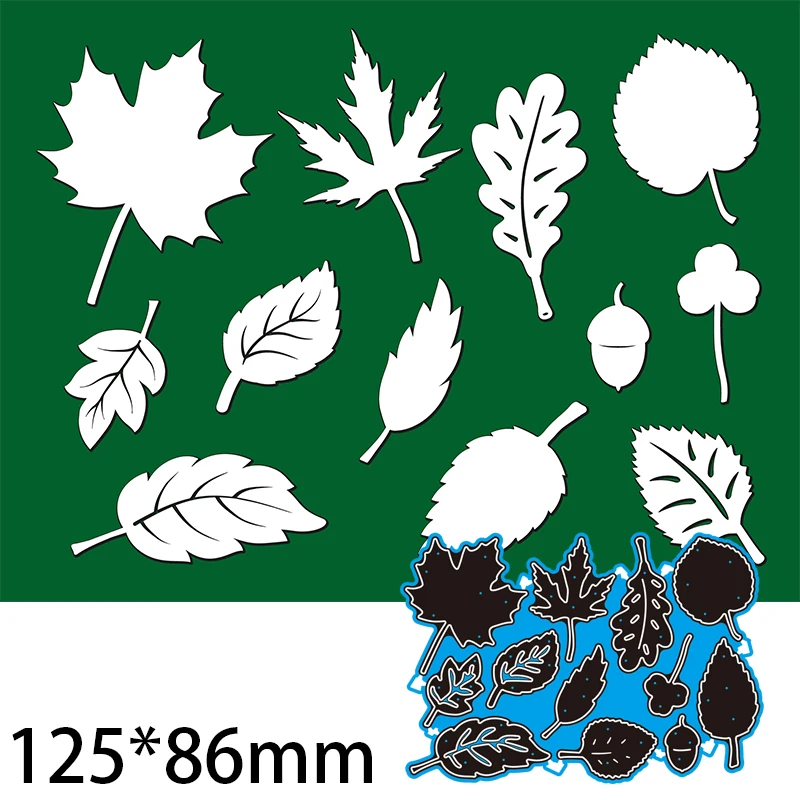 Cutting Dies Leaves DIY Scrap Booking Photo Album Embossing Paper Cards 125*86mm | Дом и сад