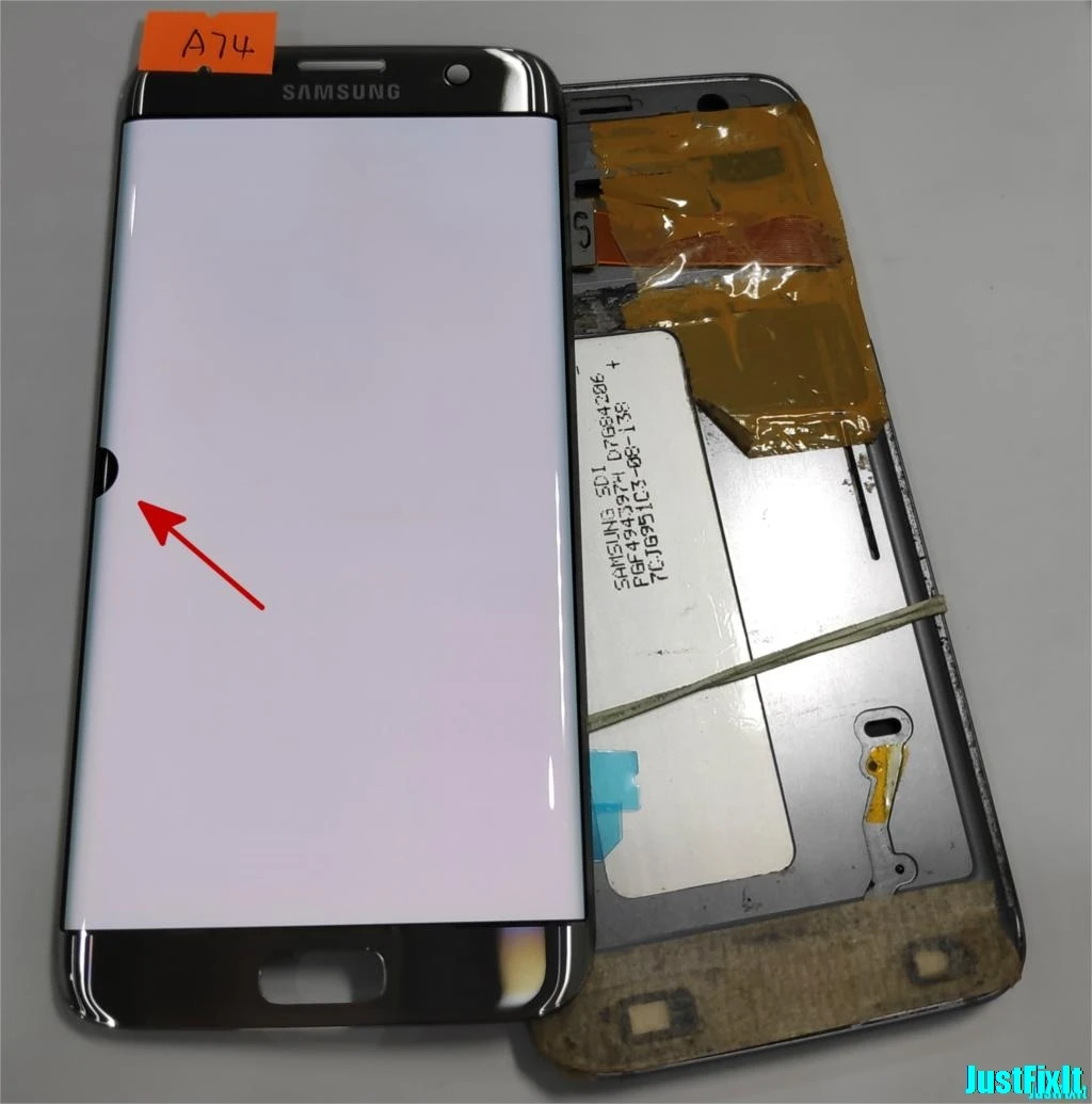 Для samsung Galaxy S7 edge G935F G935A G935FD сжигание тени и дефект ЖК-дисплей с сенсорным экраном дигитайзер