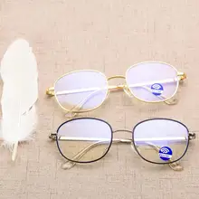 Studyset модные очки в ретро стиле с защитой от синего излучения овальная оправа металлические прозрачные линзы очки высокое качество очки полная оправа