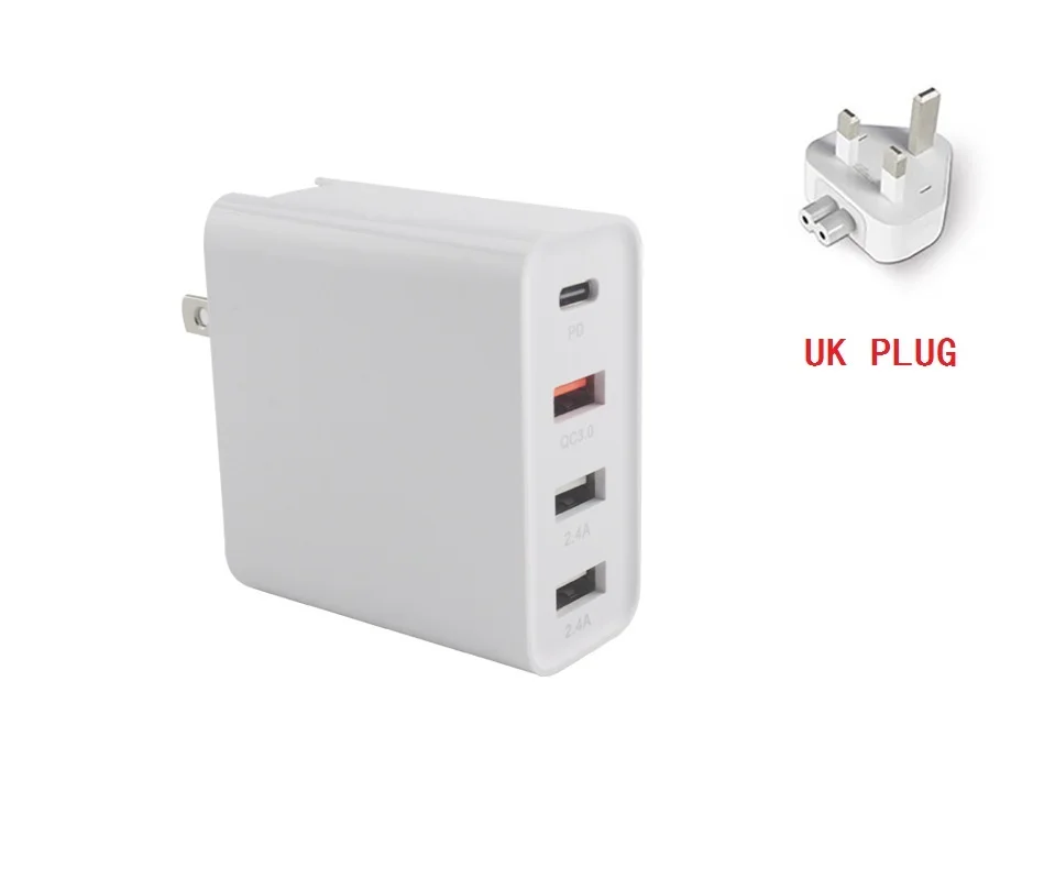 48 Вт мульти быстрое зарядное устройство PD type C USB зарядное устройство для samsung iPhone huawei Tablet QC 3,0 быстрое настенное зарядное устройство US EU UK переходник