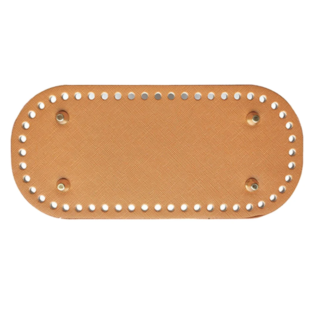 PU Leather Bags Bottom Pre-drilled Pad Insert Shaper Mat DIY Bag Making PU Leather Bags Bottom Pre-drilled Pad Insert Shaper Mat DIY Bag Making