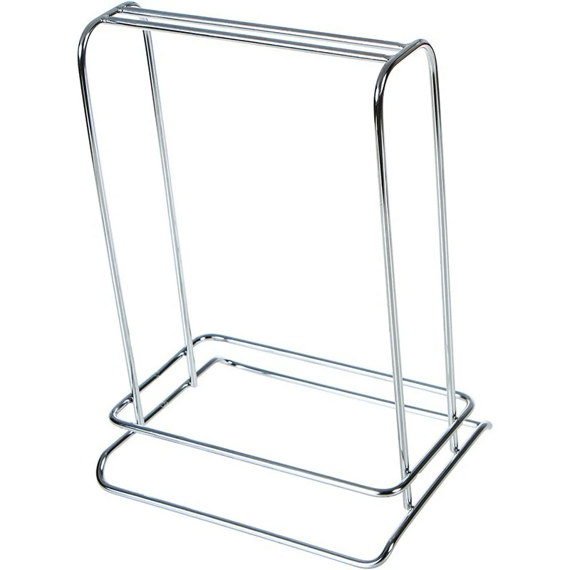 

Household Mini Portable Stainless Steel Desktop Indoor Hanger Storage Organizer Silver