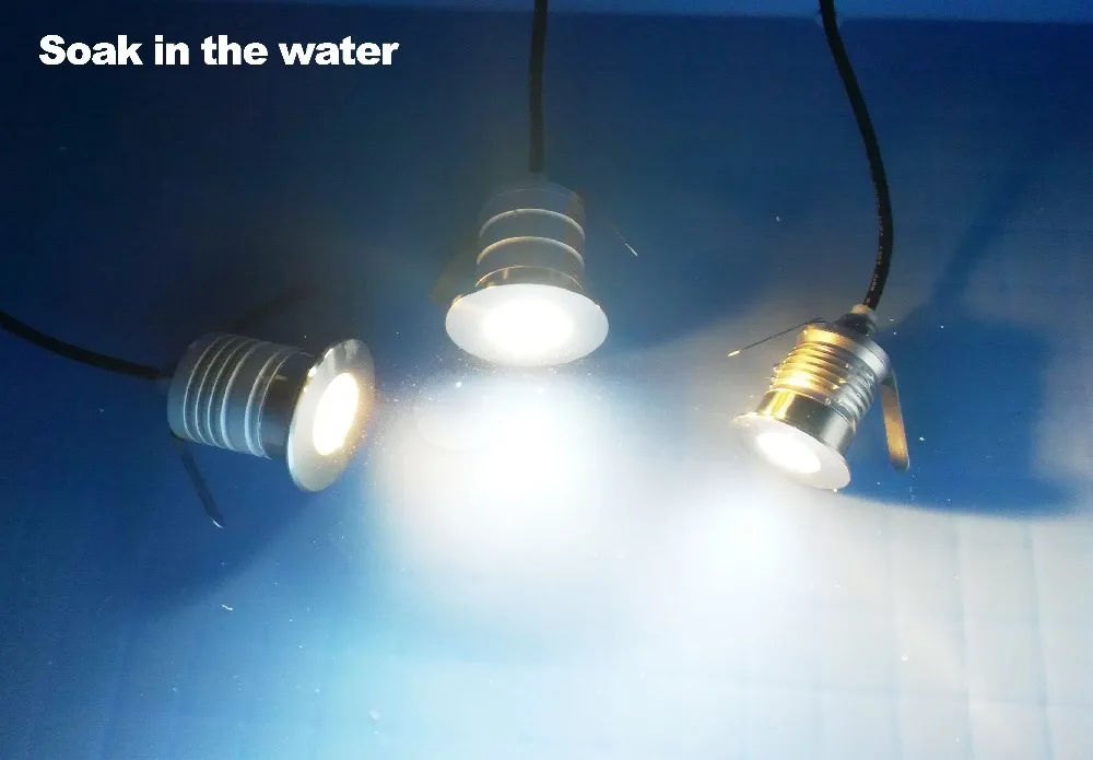 1W 3W LED Deck Light,  12v IP67 Waterproof Lighting, Buried Lamps, Outside Recessed Stair Bulbs,  Underground Lamp, LED Floor Light,  Wall Spotlight-10