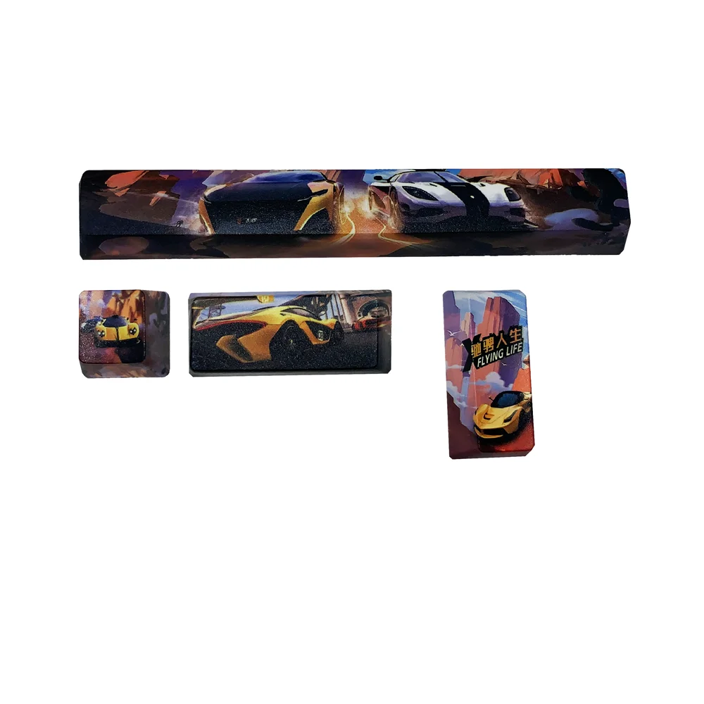 OEM Keycap колпачки для клавиш esc keycap PBT keycap набор esc keycap - Цвет: racing 4 Key