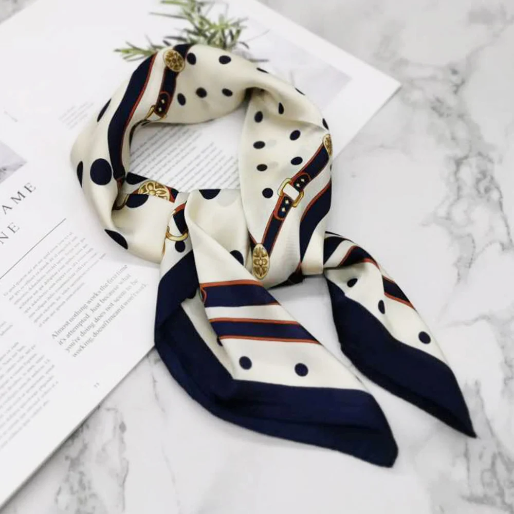 

Designer 2021 Satin Spring Winter Women Scarf Warm Printed Satin Scarves Shawls Luxury Brand Neck Bandana Polyester Lady Scarf