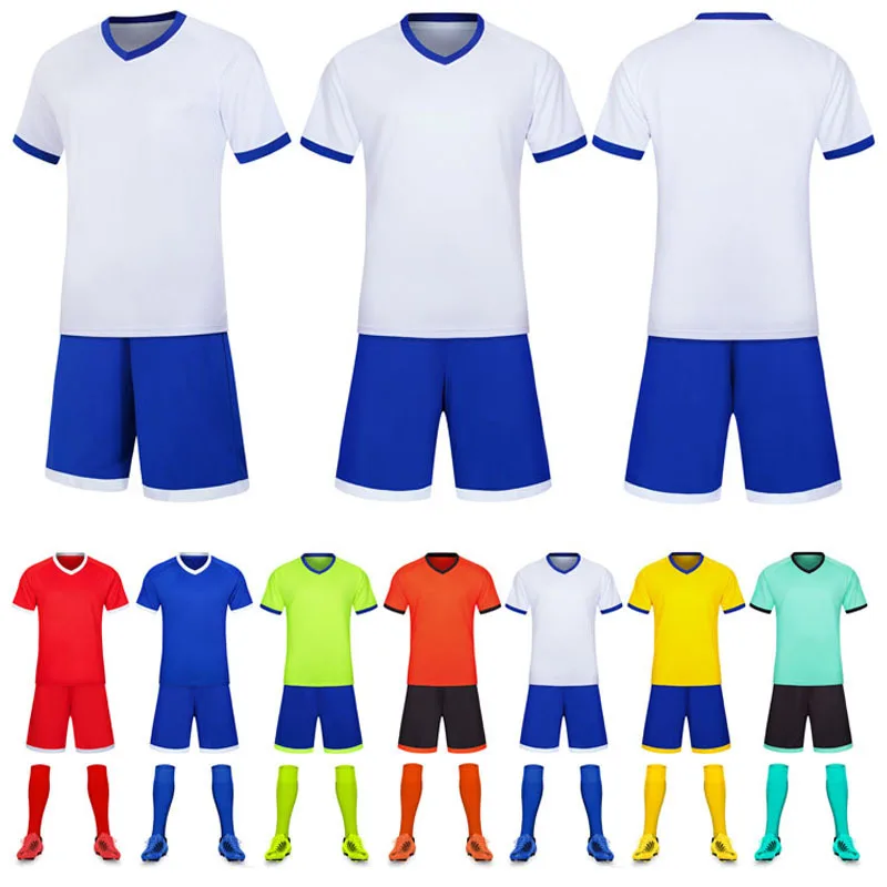 Wholesale Football Jerseys Competition Training Clothes Adult Children Suits Jersey Custom Team Name Number Printing | Спорт и