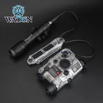 

WADSN Airsoft Surefire M600C Scout Flashligt PEQ15 LA5C Red Dot IR laser Dual Control Augmented Pressure Switch Weapon Light Set