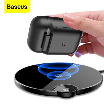 

Baseus Wireless Charging Case For Airpods Bluetooth Earphone luxury Silicone Case Cover For Apple AirPods 2 Funda Box Coque