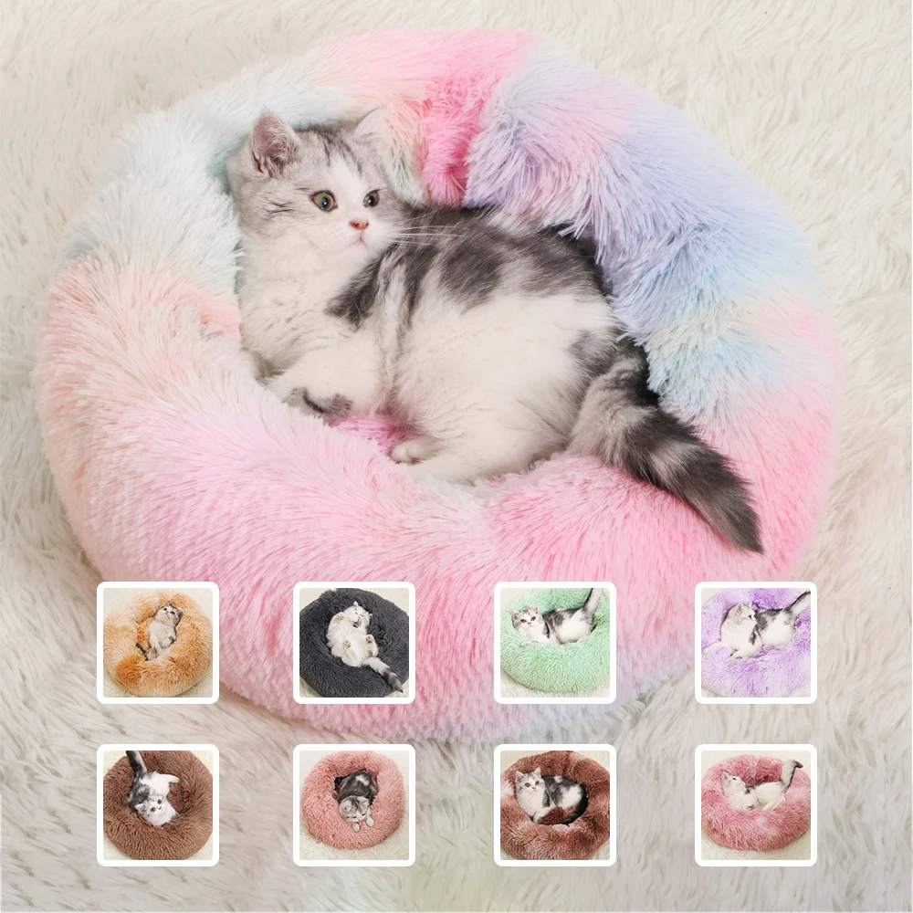 Домашнее животное котенок кошка кровать Дом зимние теплые кошки собака гнездо