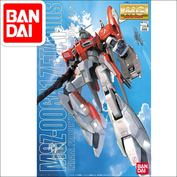 Japaness Bandai MG 1/100 Гандам MSZ-006A1 ZETA Plus Unchained мобильный костюм детские игрушки